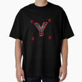 Lettre Y black Graphic T-Shirt