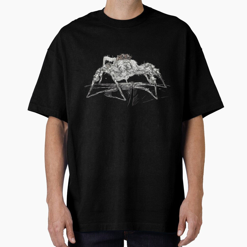 Jumping Spider Sketch Everyday Graphic Tee