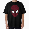 Peter Parker Superhero Spiderman Mask Classic Graphic Shirt