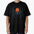 Bold Neo-Noir Spider Vintage-Inspired T-Shirt
