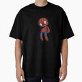 Spider-Man Doll Sticker Vintage-Inspired T-Shirt