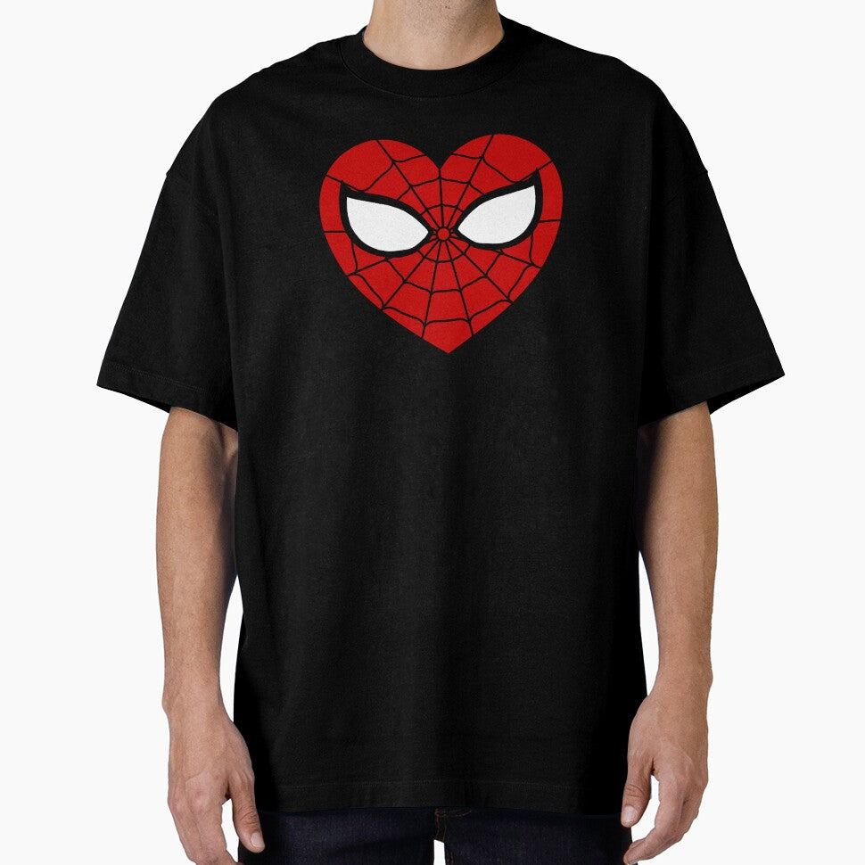 Spider Heart Casual Print T-Shirt
