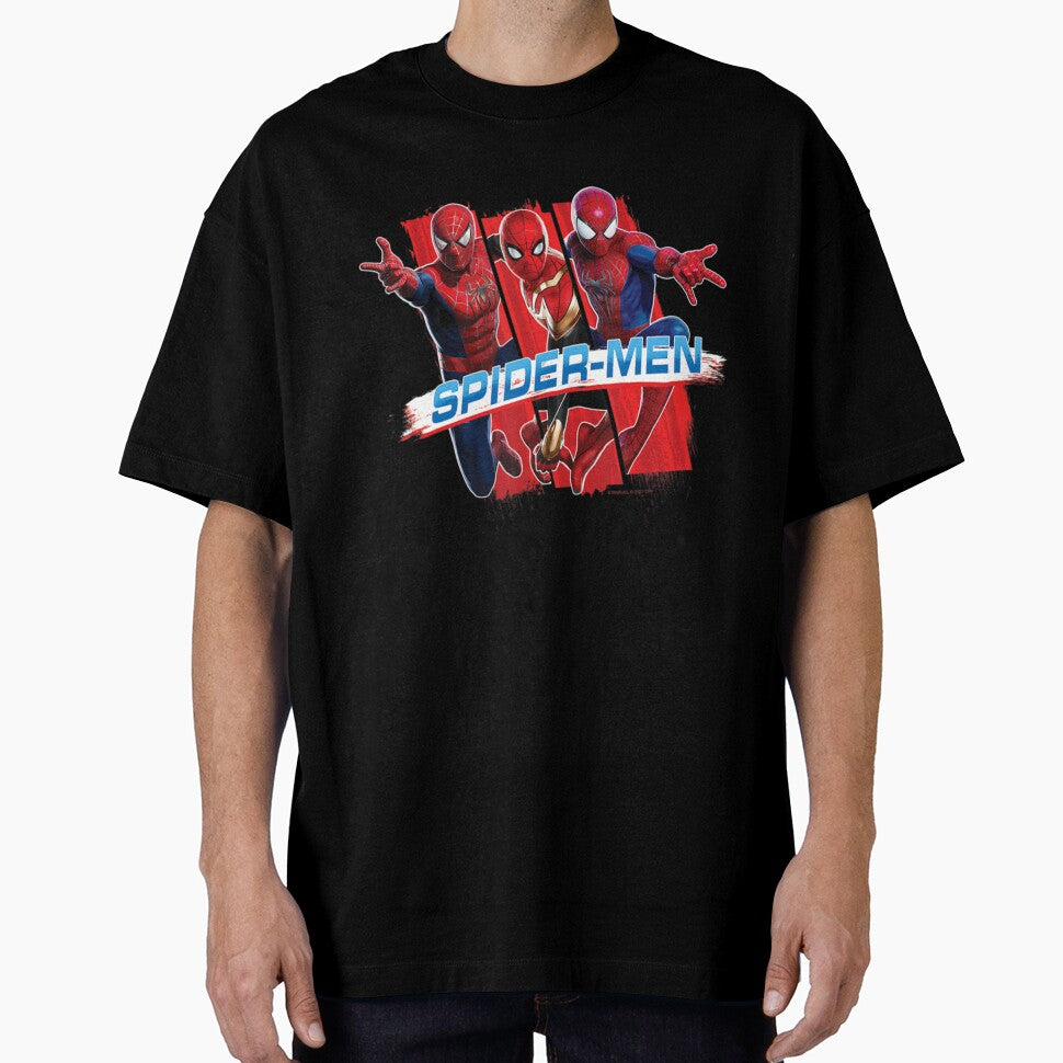 Trilogy Spider Dudes Pose Retro Style Tee