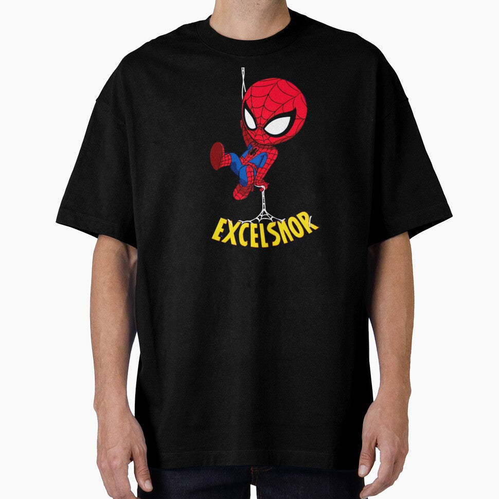 Chibi Spiderman Casual Print T-Shirt