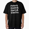 Peter & Gwen & Harry & Electro. (inverse) Retro Style Tee