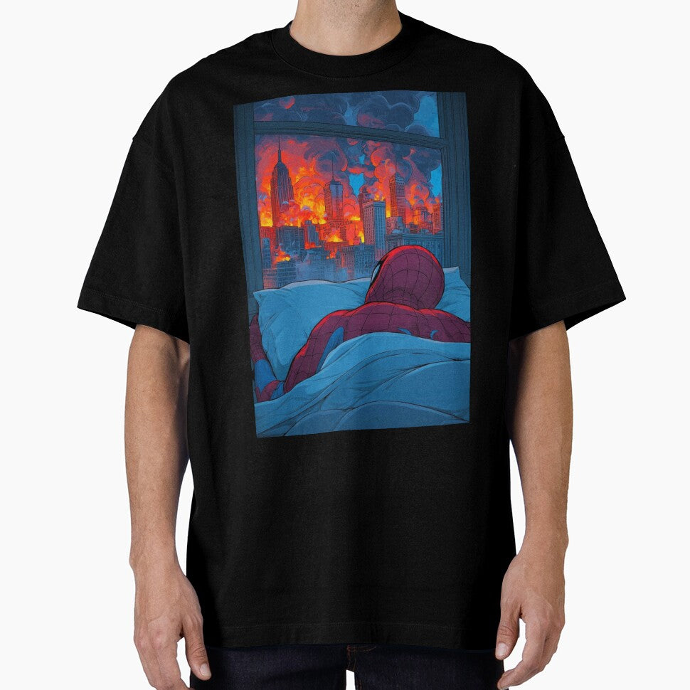 The world is burning Casual Print T-Shirt