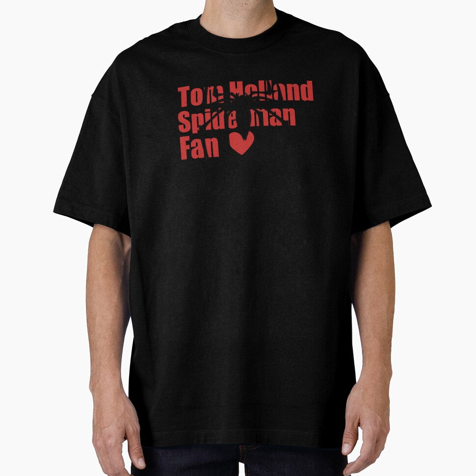 Tom Holland Spiderman Fan Casual Print T-Shirt