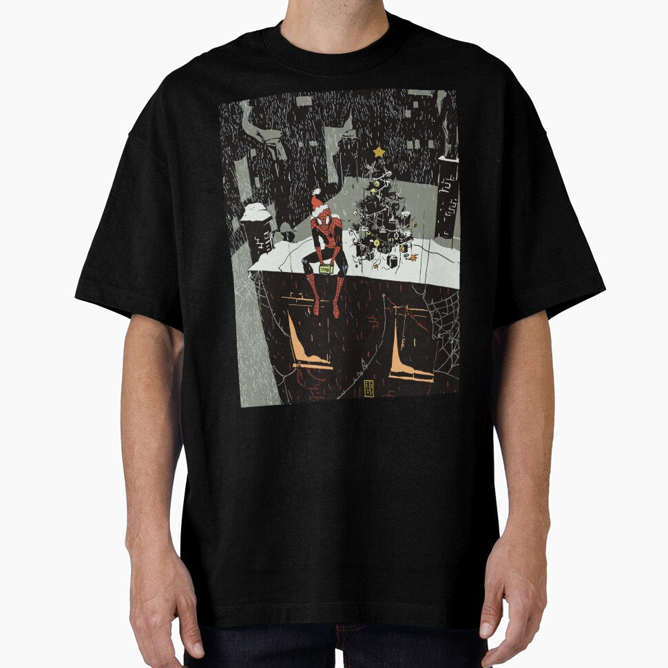 Spider Christmas Retro Style Tee