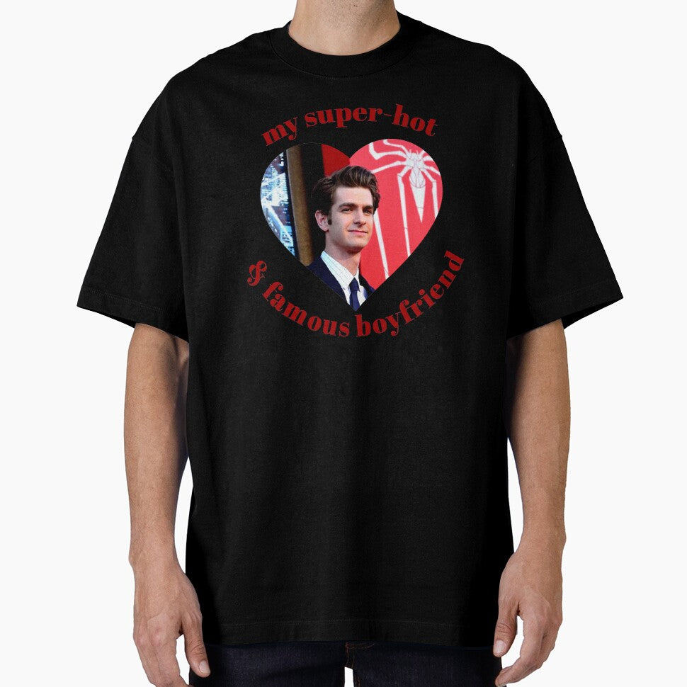 My Super Hot and Famous Boyfriend (Andrew Garfield) Retro Style Tee