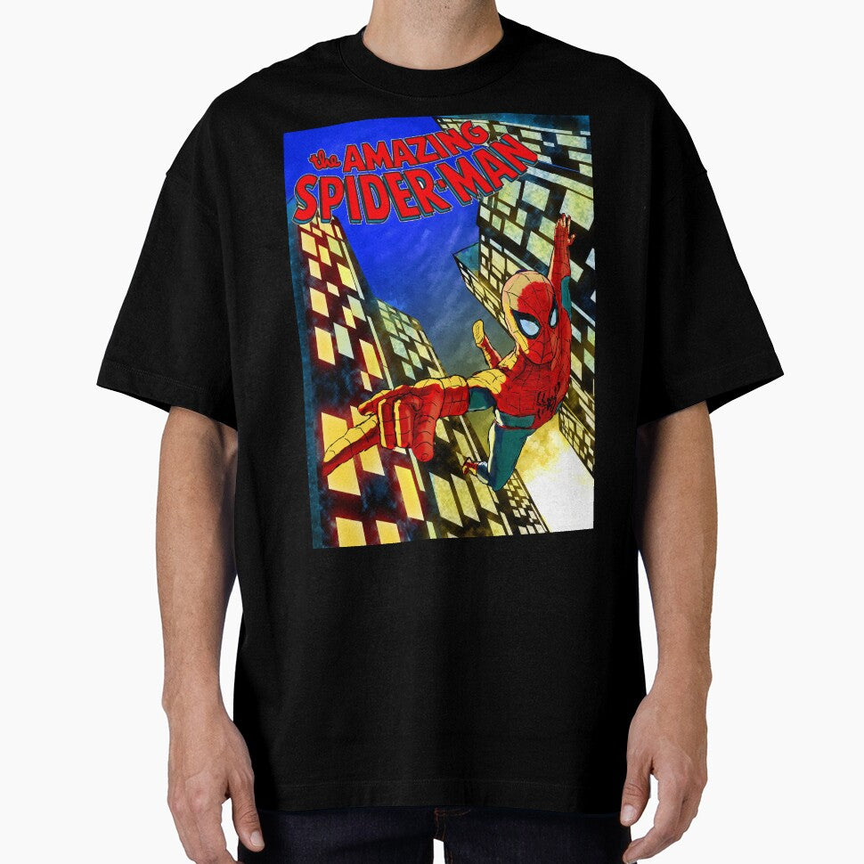 SPIDER-MAN COMIC Casual Print T-Shirt