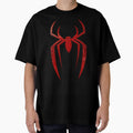 Distressed Spider Emblem | Red Grunge Arachnid Symbol Graphic Graphic T-Shirt