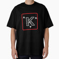 K black Retro Style Tee