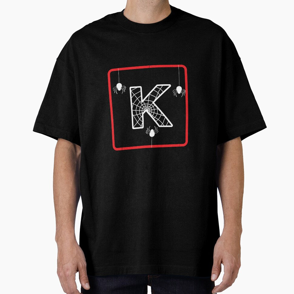 K black Retro Style Tee
