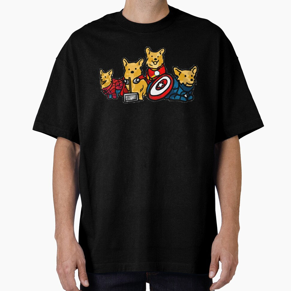 Corgs Assemble Graphic T-Shirt