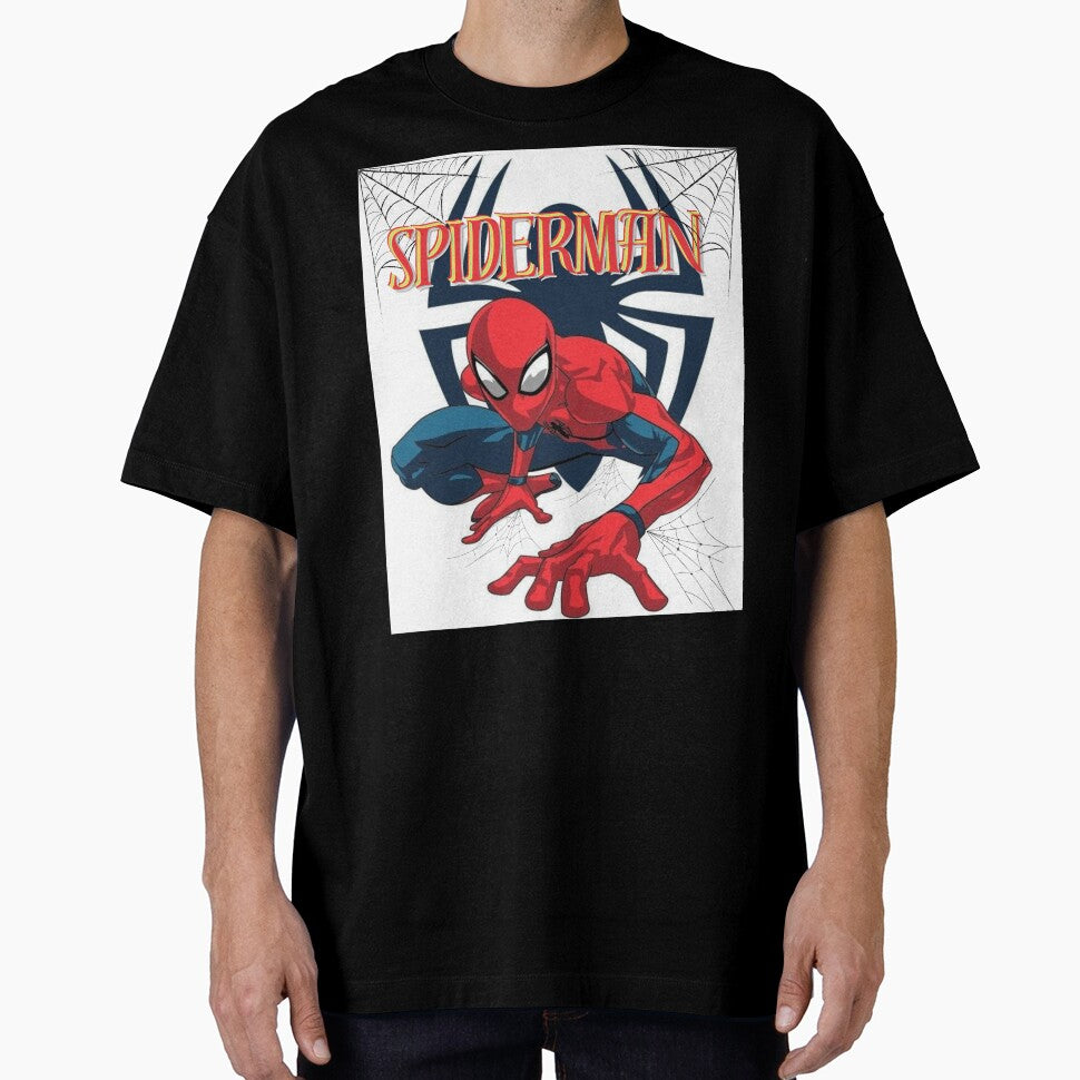 Retro Spider-Man Web Slinger Graphic Art Classic Graphic Shirt