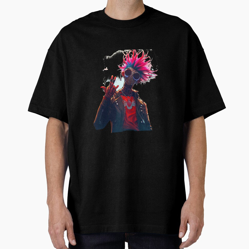 Rock the Spider-Verse with Spider-Punk: Bold and Rebellious Merchandise Graphic T-Shirt