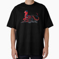 Peter Paw-rker and Miles Meow-les Casual Print T-Shirt