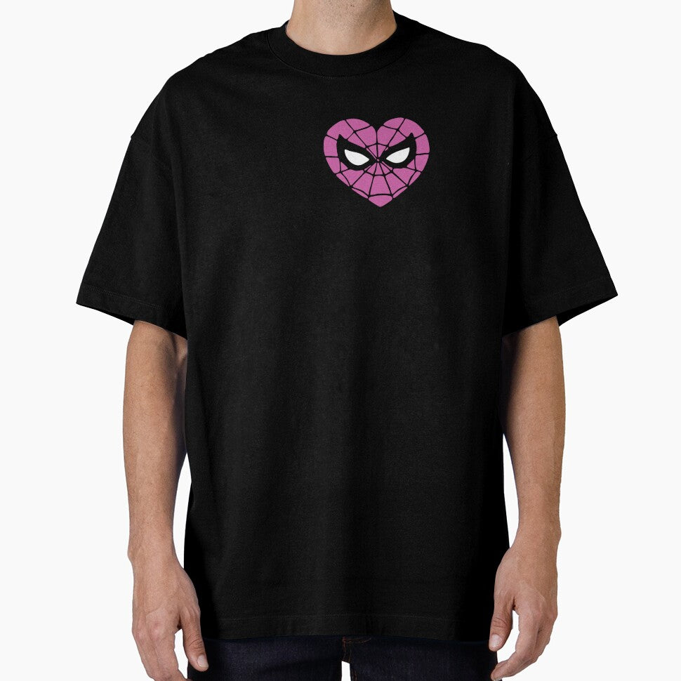I Love New York Spiderman Pink | Marvel Comic Design T-Shirt Everyday Graphic Tee