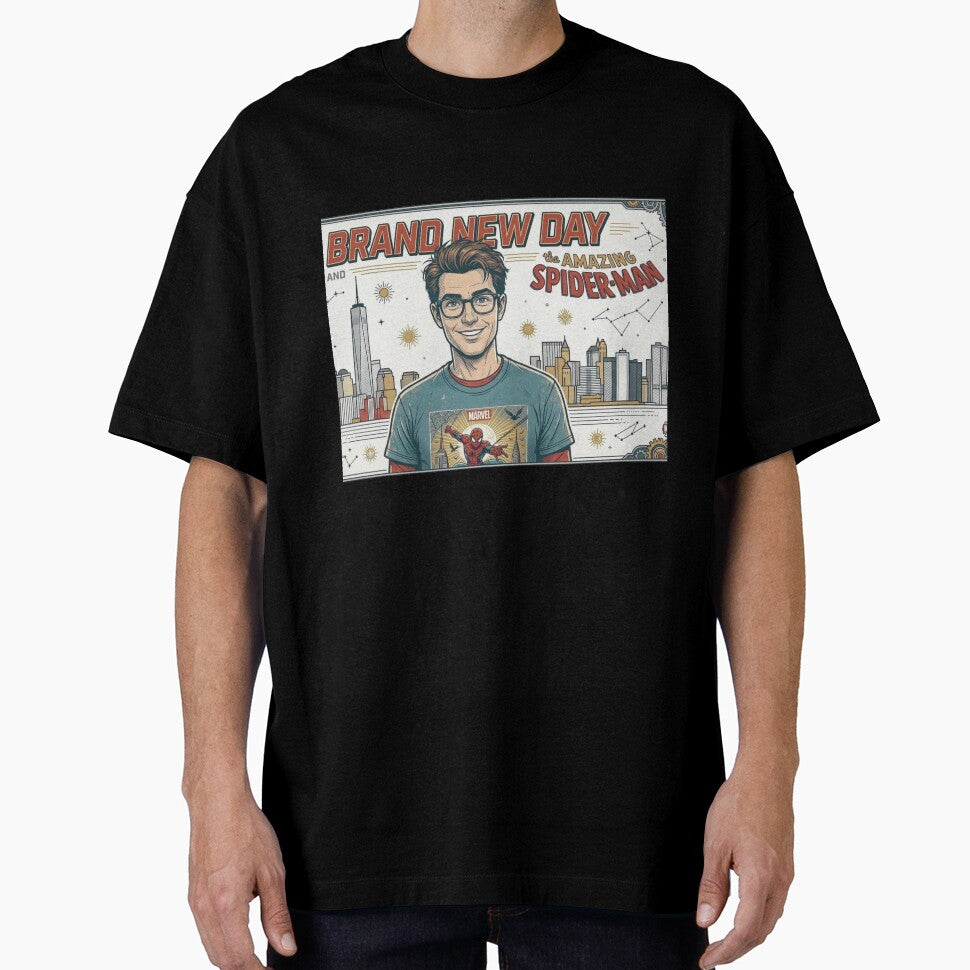 Spider-Man Brand New day Peter Parker Aesthetic Graphic Tee Everyday Graphic Tee