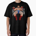 Spider Bear Falling Casual Print T-Shirt