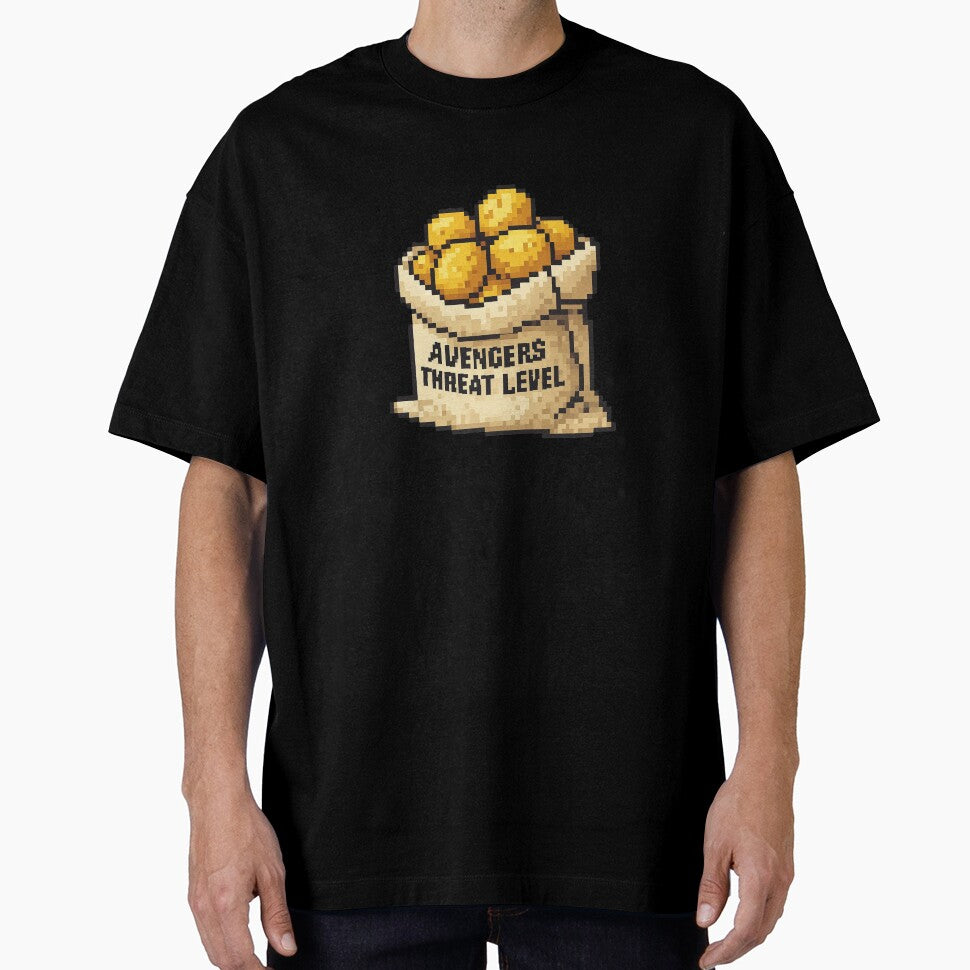 Avengers Threat Level Casual Print T-Shirt