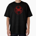 Miles Morales Spiderman spider on chest red Graphic T-Shirt