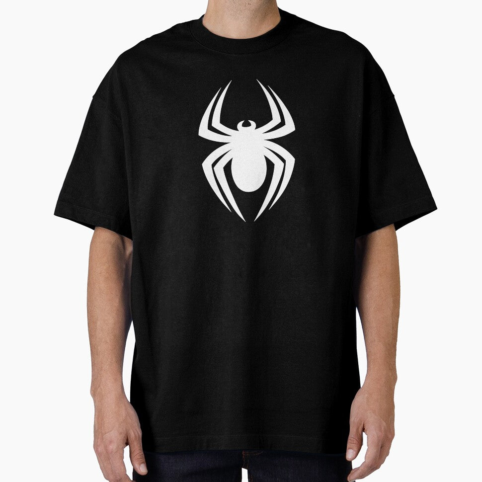 Spider (Blue BG) Casual Print T-Shirt