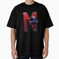 Spiderman Monogram Letter N Retro Style Tee