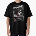 Black Spidy Casual Print T-Shirt