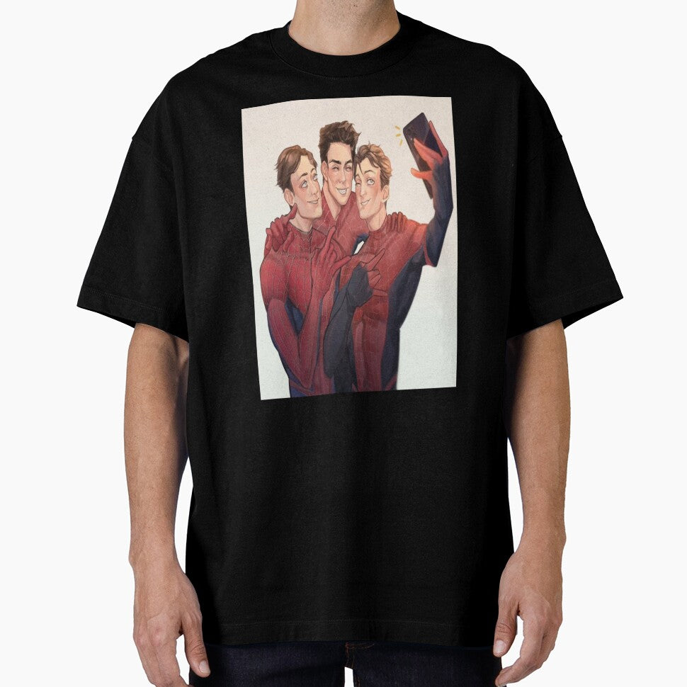 hree Spiders Selfie Retro Style Tee
