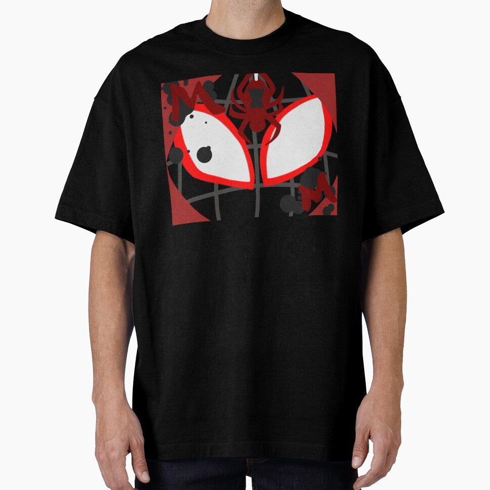 Spider in a Hoodie Graphic T-Shirt