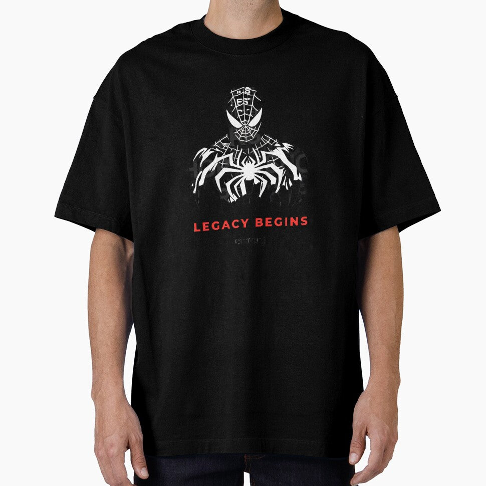 Spider Hero Legacy Begins Graphic Art Vintage-Inspired T-Shirt