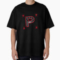 Lettre P black Everyday Graphic Tee