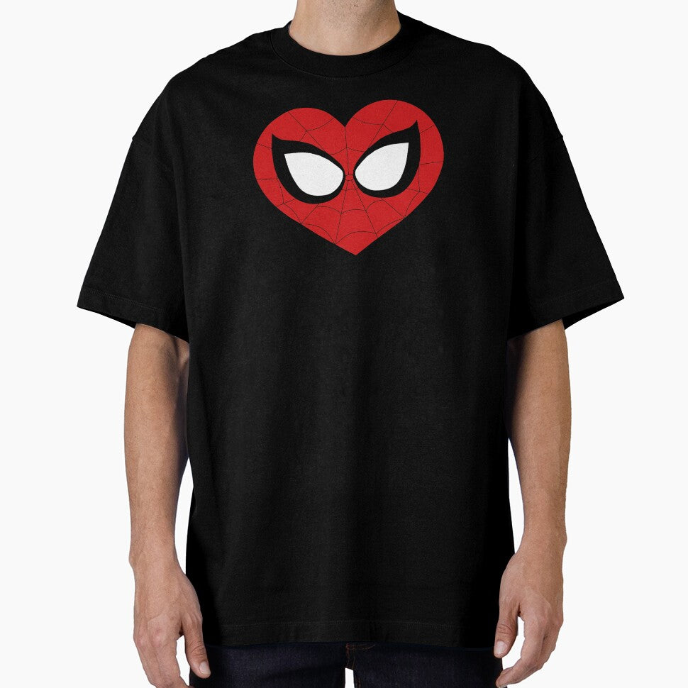spider heart Casual Print T-Shirt