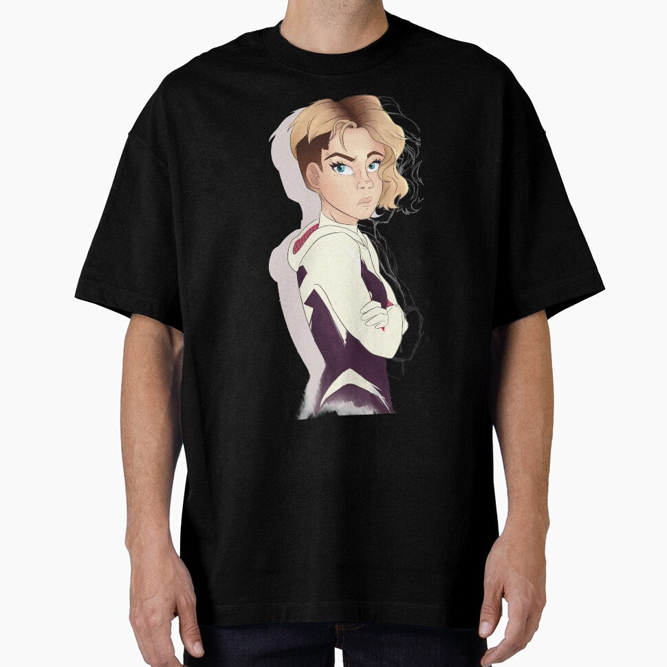 let's NOT talk about her hair, ok? Classic Graphic Shirt