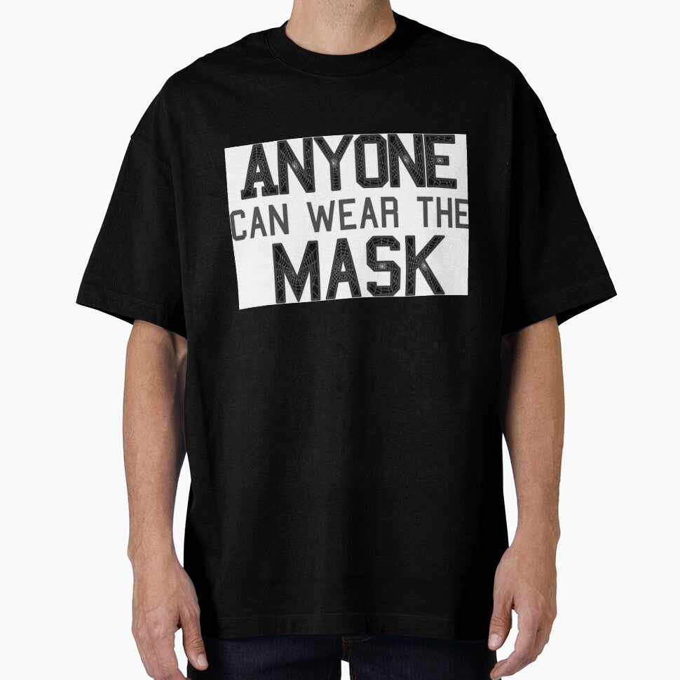 Anyone can wear the mask (Noir) Vintage-Inspired T-Shirt
