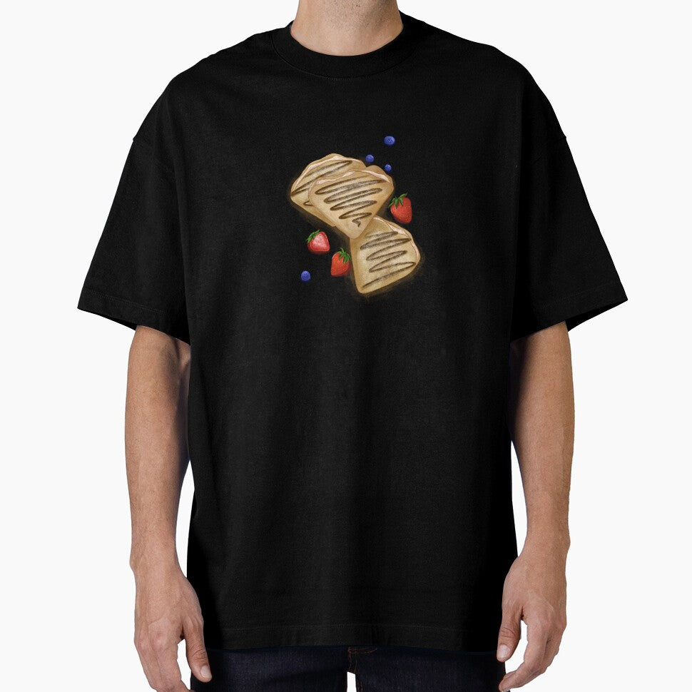 With Crepe Power Comes Crepe Responsibility Retro Style Tee