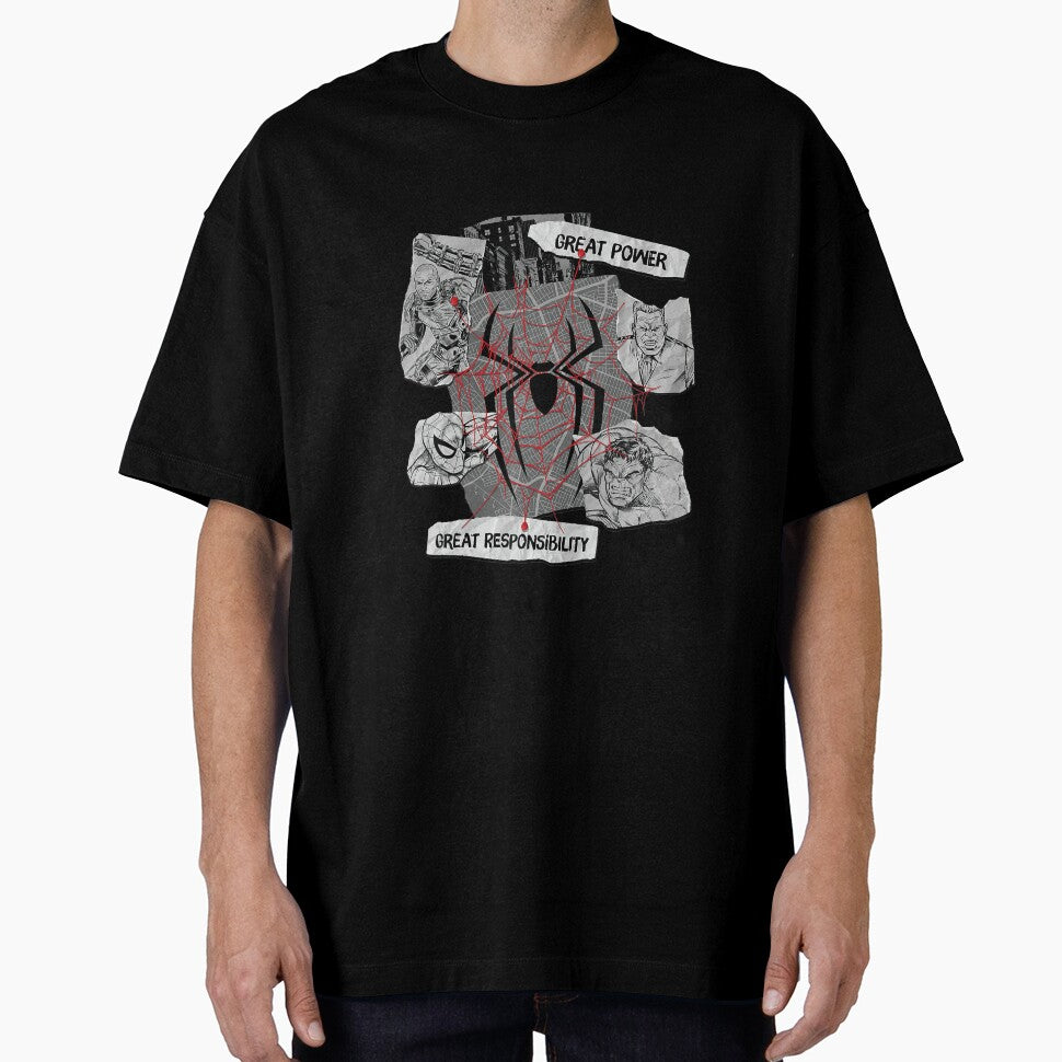 Marvel SpiderMan BND Movie 2026 Design Casual Print T-Shirt