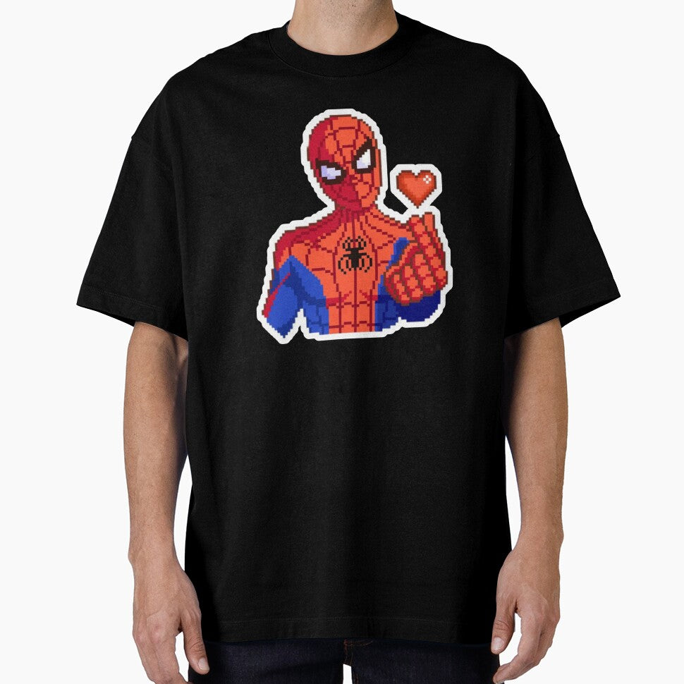 Spider man Pixel Art Classic Graphic Shirt