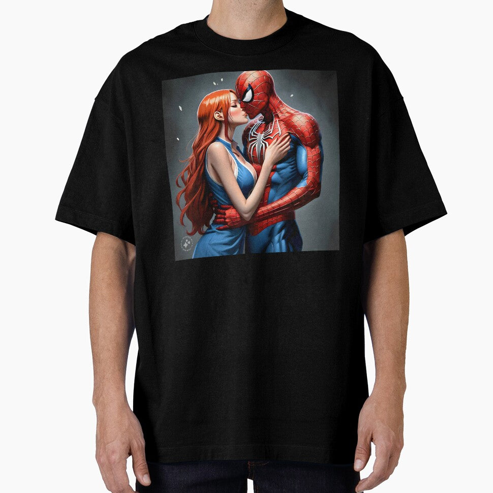 Spiderman sweetheart fanart Retro Style Tee