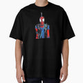 half pixeled Spiderpunk Retro Style Tee