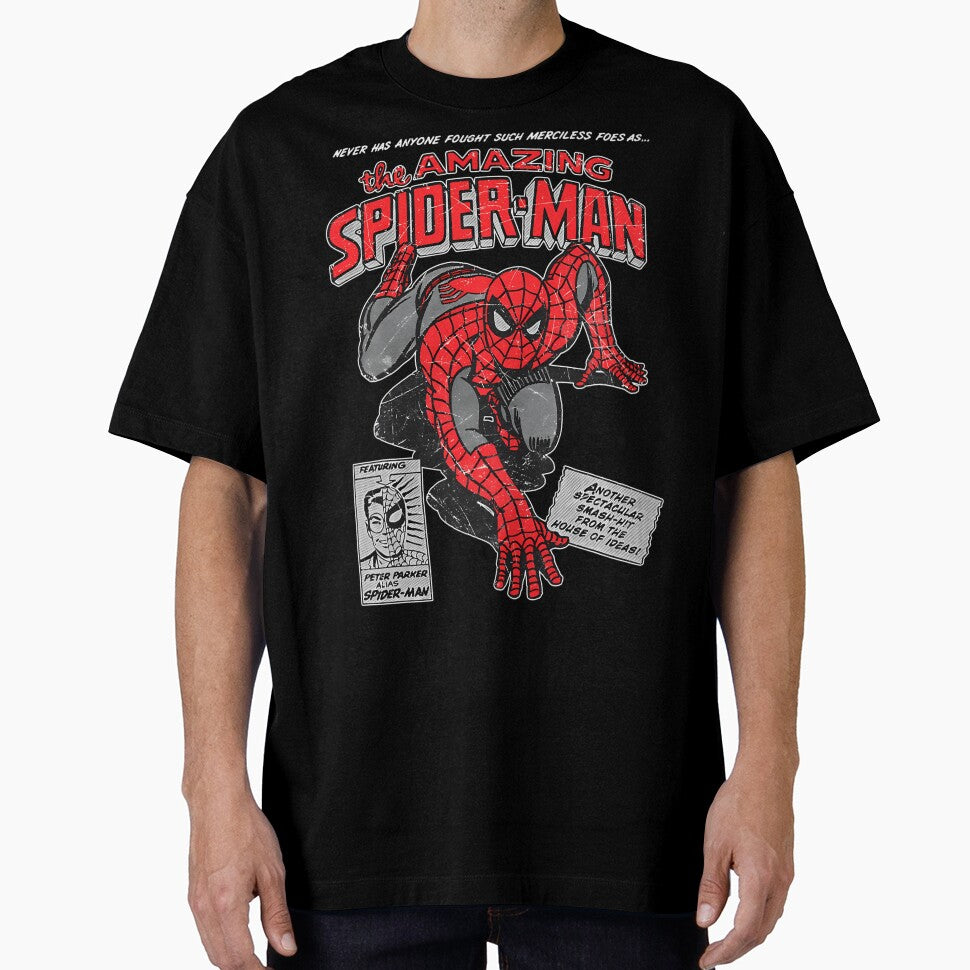 Amazing Web Hero Vintage Comic Style Action Superhero Retro Vintage-Inspired T-Shirt