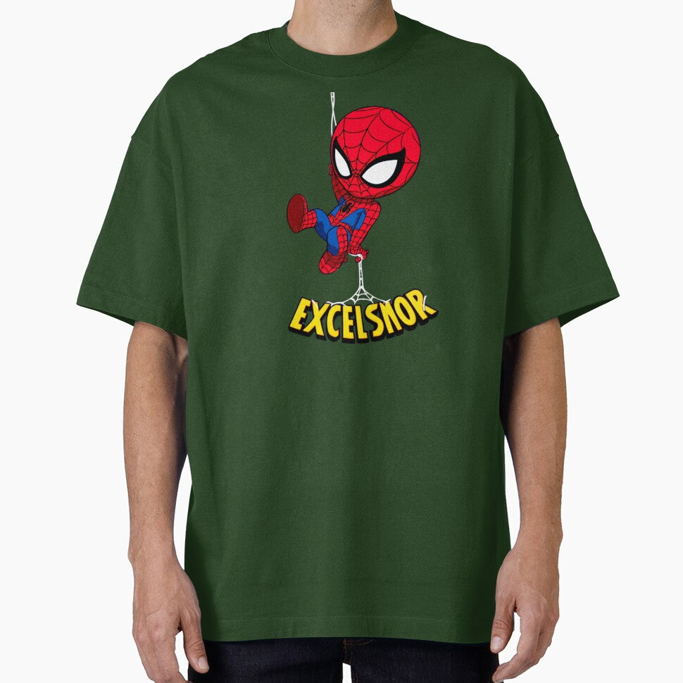Chibi Spiderman Casual Print T-Shirt