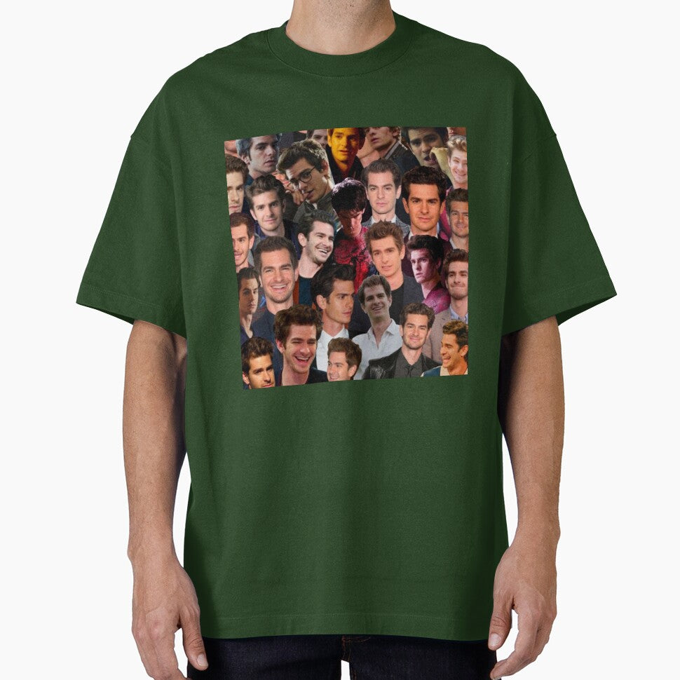andrew garfield collage Casual Print T-Shirt