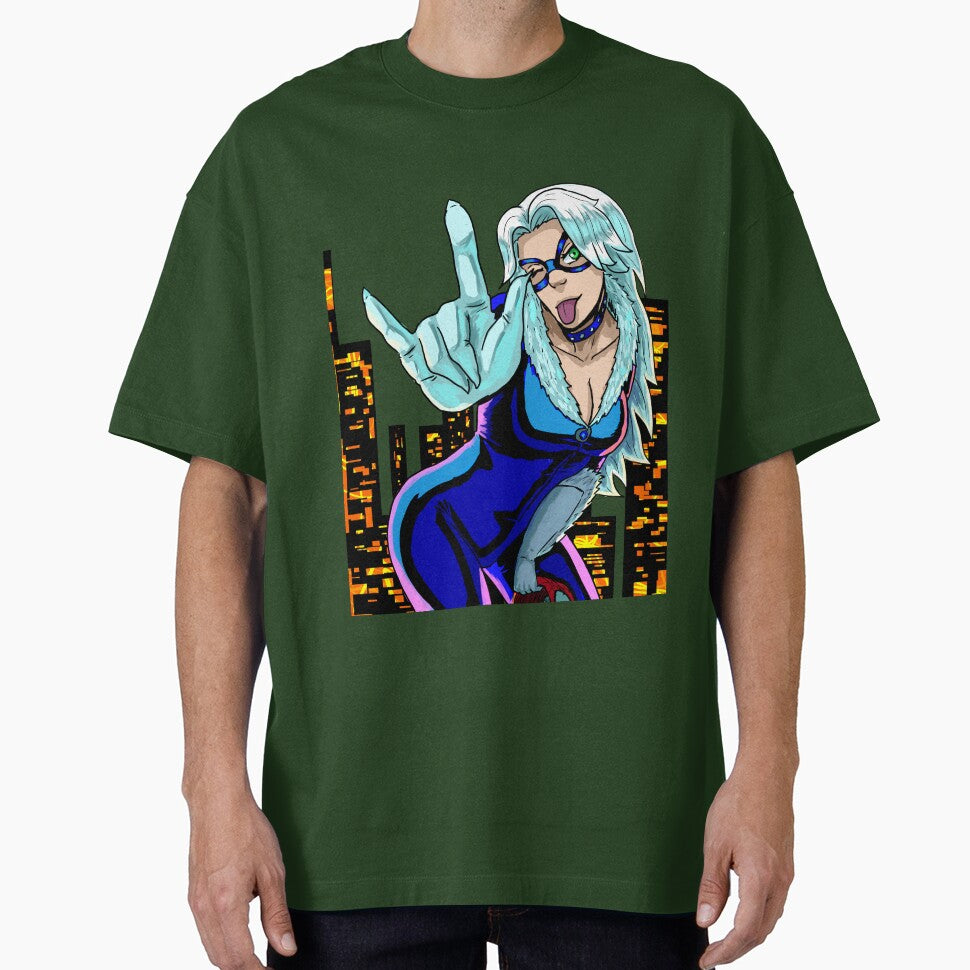 BLACK CAT Retro Style Tee