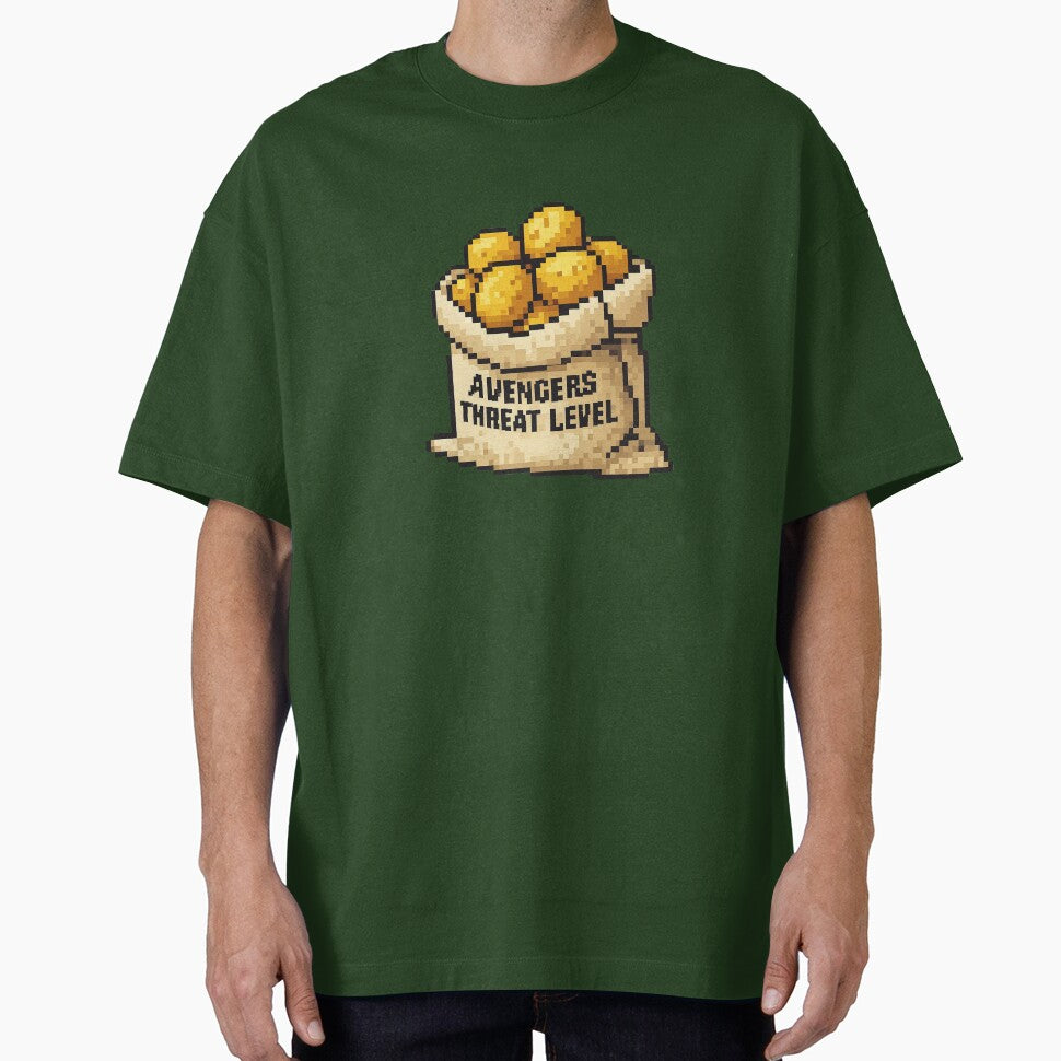 Avengers Threat Level Casual Print T-Shirt