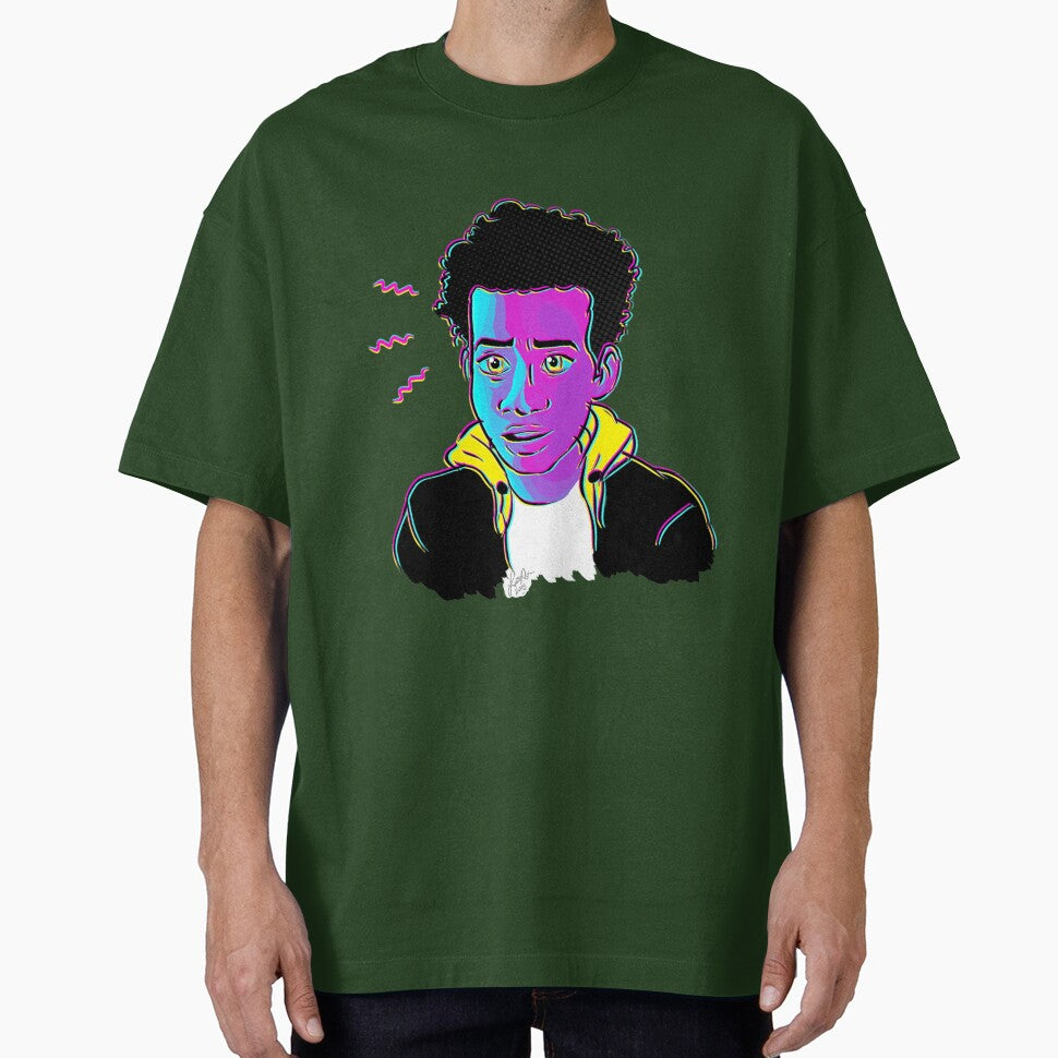 Cmyk Miles Morales Casual Print T-Shirt