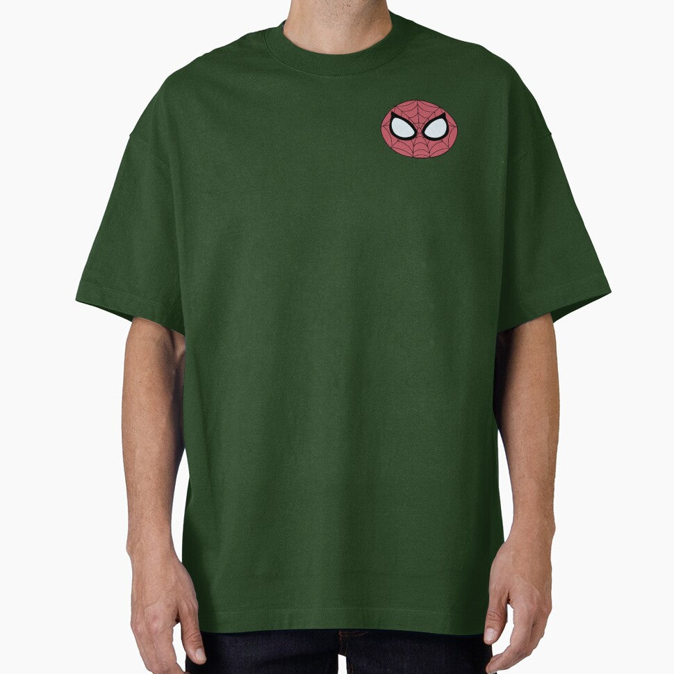 2. Children's Minimalist Spider-Man, Peter Parker, Marvel Comics, Blue Fan Art Vintage-Inspired T-Shirt