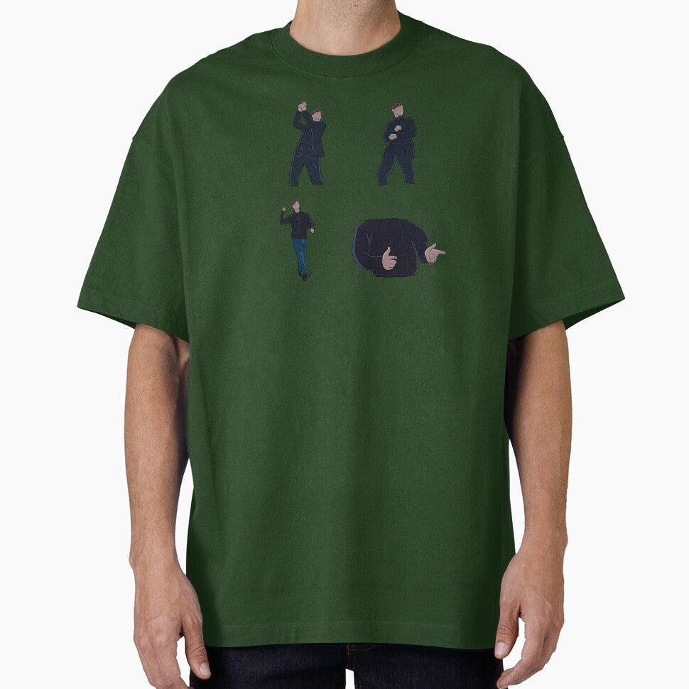 Bully Maguire Dancing Casual Print T-Shirt