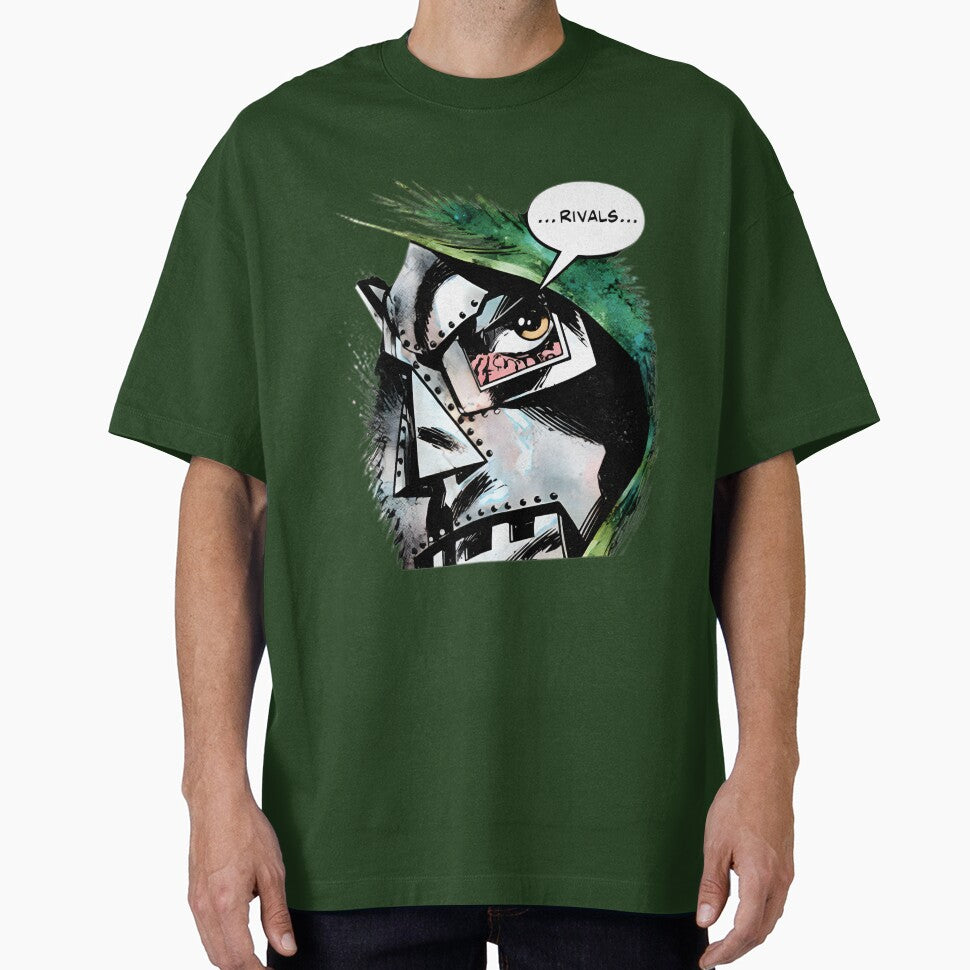 Dr Doom Marvel Villain Graphic Illustration | ????? Casual Print T-Shirt